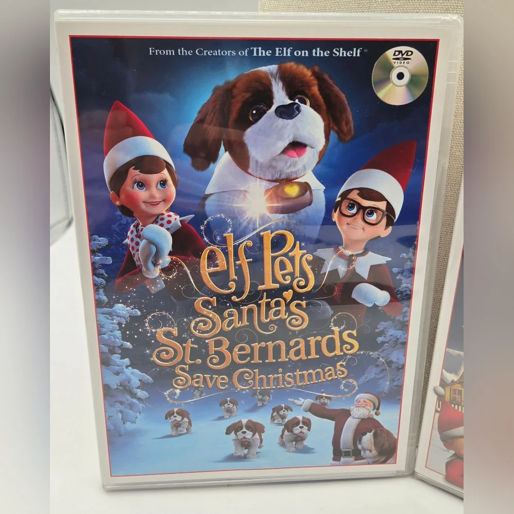 Elf On The Shelf & Elf Pets NEW Dvd's Christmas Elf Tradition